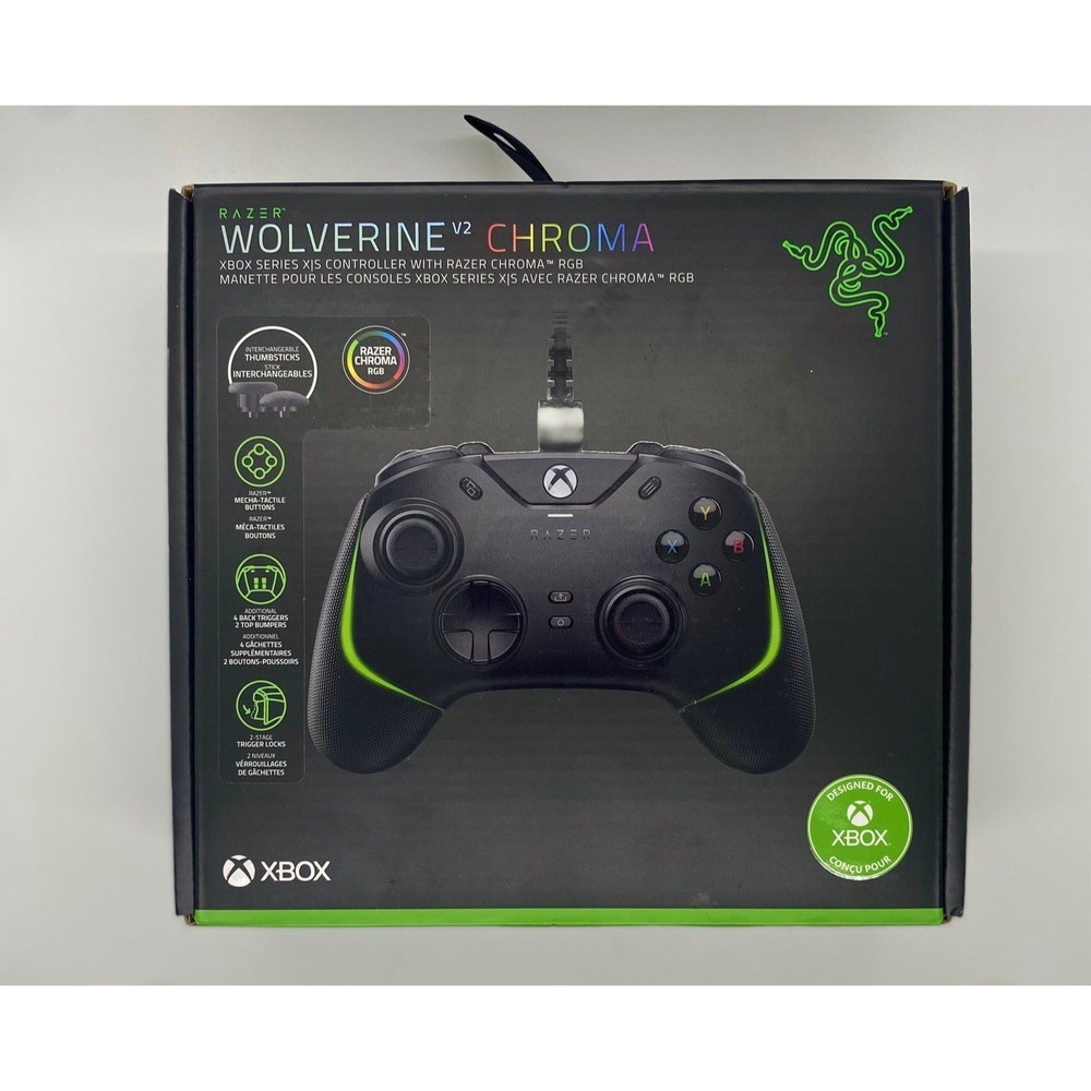 Razer Wolverine V2 Chroma Pro Gaming Controller for Xbox Series X|S RGB Chroma